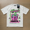 New Trendy H Hell Star Series Printed Double Yarn Pure Cotton Casual Unisex Summer Loose Short-Sleeve T-Shirt